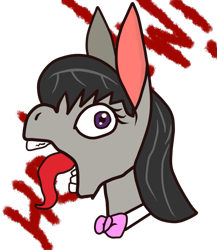 Size: 1025x1181 | Tagged: safe, octavia melody, donkey, burroctavia, simple background, solo, species swap, transparent background