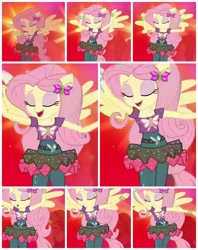 Size: 3159x3982 | Tagged: safe, fluttershy, dance magic, equestria girls, spoiler:eqg specials, clothes, collage, dancing, tutu, wings