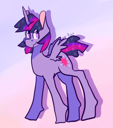 Size: 1187x1343 | Tagged: safe, artist:ratsarefriends, derpibooru import, twilight sparkle, twilight sparkle (alicorn), alicorn, pony, solo