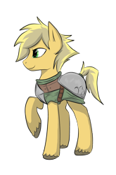 Size: 794x1200 | Tagged: safe, artist:mrrowboat, oc, oc only, pony, armor, fantasy class, knight, male, solo, stallion, warrior