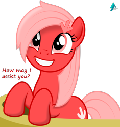 Size: 2218x2357 | Tagged: safe, artist:arifproject, oc, oc only, oc:downvote, earth pony, pony, cute, derpibooru, derpibooru ponified, grin, happy, looking up, meta, ponified, simple background, smiling, solo, speech, text, transparent background