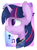 Size: 2048x2732 | Tagged: safe, artist:vanillashineart, derpibooru import, twilight sparkle, bust, clothes, monsparkle, music notes, portrait, solo