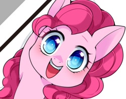 Size: 1024x800 | Tagged: safe, artist:zakro, pinkie pie, earth pony, pony, armpits, female, mare, open mouth, solo