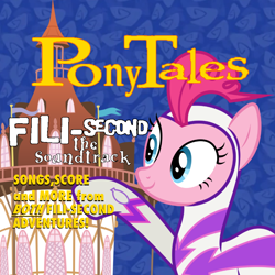 Size: 800x800 | Tagged: artist needed, safe, edit, fili-second, pinkie pie, earth pony, pony, series:pony tales, power ponies, veggietales