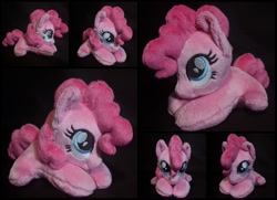 Size: 2000x1450 | Tagged: safe, artist:burgunzik, pinkie pie, earth pony, pony, chibi, irl, photo, plushie, ponk, solo