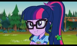 Size: 897x540 | Tagged: safe, derpibooru import, screencap, sci-twi, twilight sparkle, equestria girls, legend of everfree, discovery kids, solo