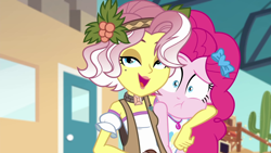 Size: 1920x1080 | Tagged: safe, screencap, pinkie pie, vignette valencia, better together, equestria girls, rollercoaster of friendship, female, geode of sugar bombs