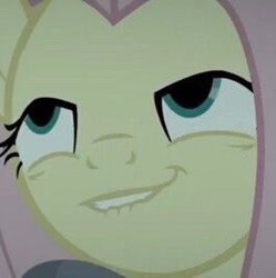 Size: 267x268 | Tagged: safe, screencap, fluttershy, pegasus, pony, scare master, close-up, cropped, cyoar, face, faic, lip bite, majestic as fuck, mid-blink screencap, out of context, solo