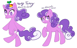 Size: 3321x2100 | Tagged: safe, artist:sakuyamon, screwball, earth pony, pony, female, hat, high res, mare, old name "topsy turvy", propeller hat, simple background, solo, transparent background