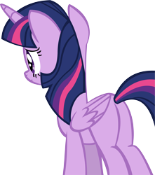 Size: 10621x12007 | Tagged: safe, artist:cyanlightning, derpibooru import, twilight sparkle, twilight sparkle (alicorn), alicorn, pony, every little thing she does, .svg available, absurd resolution, female, folded wings, mare, plot, simple background, solo, transparent background, vector