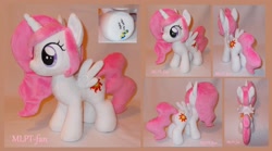 Size: 2280x1264 | Tagged: safe, artist:calusariac, princess celestia, pony, cewestia, female, filly, irl, photo, plushie, solo, younger