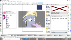 Size: 1365x767 | Tagged: safe, star tracker, twilight sparkle, twilight sparkle (alicorn), alicorn, inkscape, meta, vector, windows, windows 10, wip