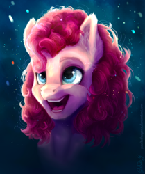 Size: 3245x3890 | Tagged: safe, artist:gaelledragons, pinkie pie, earth pony, pony, bust, cute, diapinkes, female, happy, mare, ponk, smiling, solo