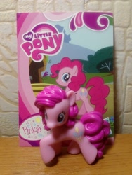 Size: 1620x2160 | Tagged: safe, pinkie pie, earth pony, pony, blind bag, blind bag card, female, irl, merchandise, official, photo, solo, toy, wave 2