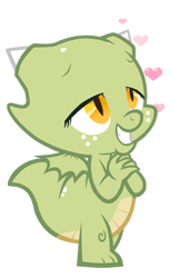 Size: 400x616 | Tagged: safe, artist:queencold, oc, oc only, oc:jade, dragon, dragon oc, dragoness, female, heart, simple background, solo, transparent background