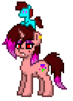 Size: 148x203 | Tagged: safe, artist:lavenderheart, oc, oc only, oc:lavenderheart, pony, unicorn, plushie, pony town, simple background, solo, white background