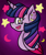 Size: 1024x1230 | Tagged: safe, artist:vetrix64, derpibooru import, twilight sparkle, twilight sparkle (alicorn), alicorn, pony, heart eyes, piercing, smiling, solo, wingding eyes