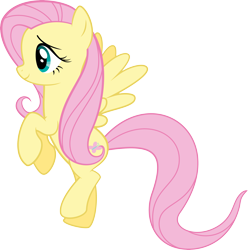 Size: 5277x5323 | Tagged: safe, artist:redpandapony, fluttershy, pegasus, pony, green isn't your color, absurd resolution, simple background, solo, transparent background, vector