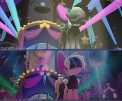 Size: 1920x1600 | Tagged: safe, dj pon-3, songbird serenade, vinyl scratch, pony, unicorn, my little pony: the movie, comparison