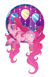 Size: 600x903 | Tagged: safe, artist:fuyusfox, pinkie pie, earth pony, pony, alternate design, coat markings, colored hooves, cute, female, mare, night, simple background, sleeping, solo, stars, transparent background, unshorn fetlocks, watermark