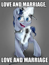 Size: 455x600 | Tagged: safe, artist:drizziedoodles, frank sinatra, image macro, married with children, meme, ponified, singing, solo