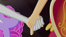 Size: 1920x1080 | Tagged: safe, screencap, applejack, rarity, equestria girls, legend of everfree, holding hands, shipping fuel