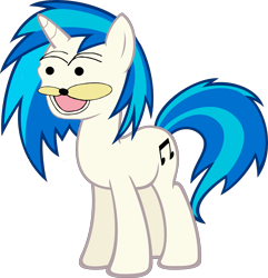 Size: 3862x4000 | Tagged: safe, dj pon-3, vinyl scratch, pony, meme, simple background, solo, spurdo spärde, transparent background