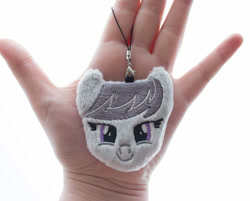 Size: 1000x802 | Tagged: safe, artist:meplushyou, octavia melody, earth pony, human, pony, charm, female, hand, irl, irl human, looking at you, mare, photo, plushie, smiling