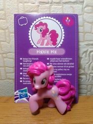 Size: 1620x2160 | Tagged: safe, pinkie pie, pony, blind bag, blind bag card, irl, merchandise, official, photo, toy, wave 3