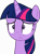 Size: 4416x6000 | Tagged: safe, artist:slb94, derpibooru import, twilight sparkle, the crystalling, absurd resolution, frown, shocked, simple background, solo, transparent background, uh oh, vector