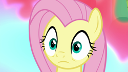 Size: 1920x1080 | Tagged: safe, screencap, fluttershy, pegasus, pony, sounds of silence, female, fire, mare, reaction image, solo, wat