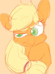 Size: 2048x2732 | Tagged: safe, artist:noupu, applejack, earth pony, pony, female, looking at you, mare, solo