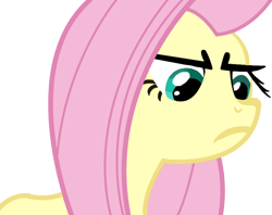 Size: 762x603 | Tagged: safe, artist:vecony, fluttershy, pegasus, pony, angry, female, mare, solo