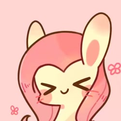 Size: 394x394 | Tagged: safe, artist:蛋白石, fluttershy, pegasus, pony, female, mare, solo