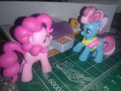 Size: 3264x2448 | Tagged: safe, cup cake, pinkie pie, earth pony, pony, blind bag, cupcake, display case, everfree customs, food, mug, toy