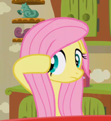 Size: 235x257 | Tagged: safe, screencap, fluttershy, pegasus, pony, flutter brutter, cropped, cute, female, mare, raised hoof, shyabetes, solo