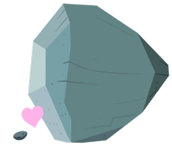 Size: 447x382 | Tagged: safe, boulder (pet), tom, maud pie (episode), boulder, boultom, cargo ship, crack shipping, gay, male, rockcon, shipping, size difference