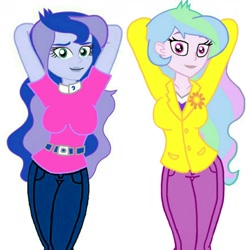 Size: 1564x1564 | Tagged: safe, edit, princess celestia, princess luna, principal celestia, vice principal luna, human, equestria girls, beautiful, hips, sfw edit