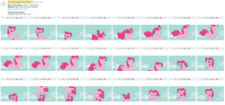 Size: 1322x618 | Tagged: safe, derpibooru import, edit, edited screencap, screencap, pinkie pie, earth pony, pony, the best night ever, derpibooru, juxtaposition, meta, multeity, spam, too much pink energy is dangerous