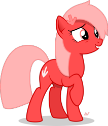 Size: 1800x2111 | Tagged: safe, artist:arifproject, oc, oc:downvote, pony, cute, cutie mark, derpibooru, derpibooru ponified, female, mare, meta, ocbetes, ponified, raised hoof, simple background, smiling, solo, transparent background