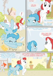 Size: 1200x1700 | Tagged: safe, artist:elenaboosy, pegasus, pony, comic:http, comic, meta, ponified, twitter, youtube