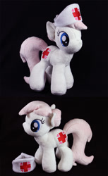 Size: 940x1536 | Tagged: safe, artist:shilot, nurse redheart, irl, photo, plushie, solo