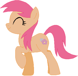 Size: 352x343 | Tagged: safe, artist:ra1nb0wk1tty, tropical spring, pony, simple background, solo, white background