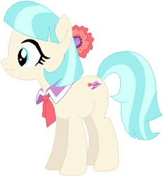 Size: 355x382 | Tagged: safe, artist:ra1nb0wk1tty, coco pommel, pony, simple background, solo, white background