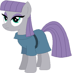 Size: 340x347 | Tagged: safe, artist:ra1nb0wk1tty, maud pie, pony, simple background, solo, white background