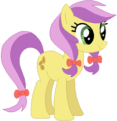 Size: 341x353 | Tagged: safe, artist:ra1nb0wk1tty, lavender fritter, pony, simple background, solo, white background