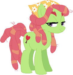 Size: 362x371 | Tagged: safe, artist:ra1nb0wk1tty, tree hugger, pony, simple background, solo, white background