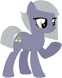 Size: 281x349 | Tagged: safe, artist:ra1nb0wk1tty, limestone pie, pony, simple background, solo, white background