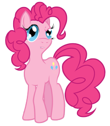 Size: 3900x4500 | Tagged: safe, artist:fascismnotincluded, pinkie pie, pony, high res, simple background, solo, transparent background, vector