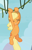 Size: 525x810 | Tagged: safe, screencap, applejack, earth pony, pony, non-compete clause, cropped, eyes closed, gritted teeth, hanging, solo, vine